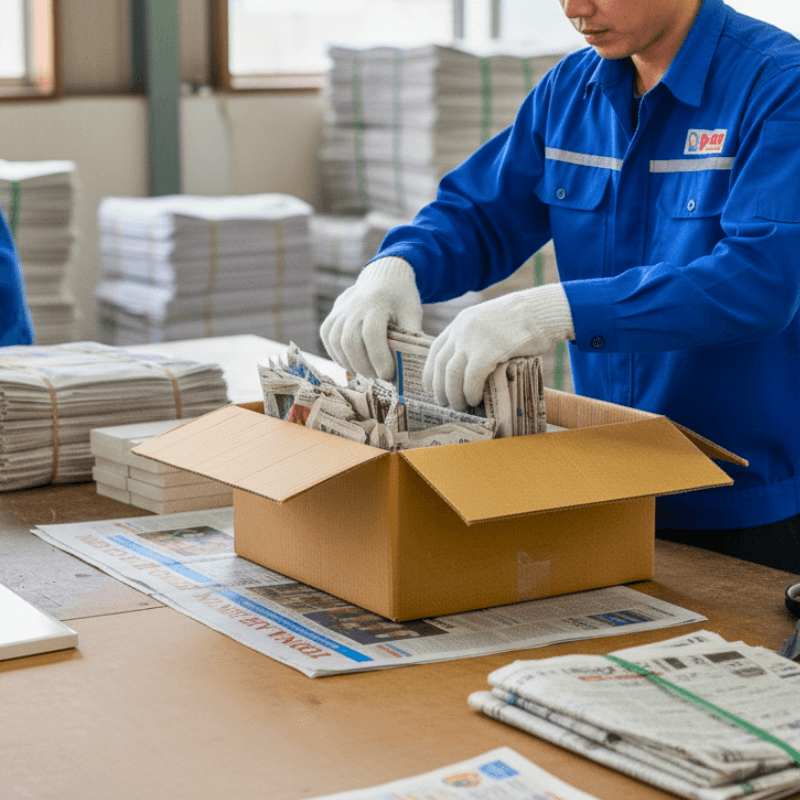 Hướng Dẫn Sử Dụng Giấy Báo Để Gói Gạch Men Đúng Cách