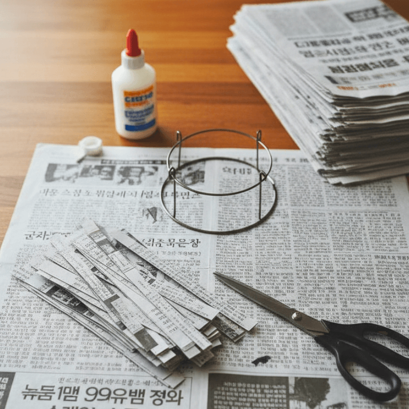 Cách Làm Đèn Bàn Bằng Giấy Báo Đẹp Lung Linh Tại Nhà