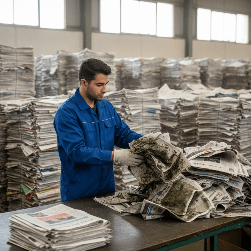 Giấy Báo Ẩm Hoặc Mốc Có Thể Tái Chế Được Không, Hay Phải Bỏ Riêng ?