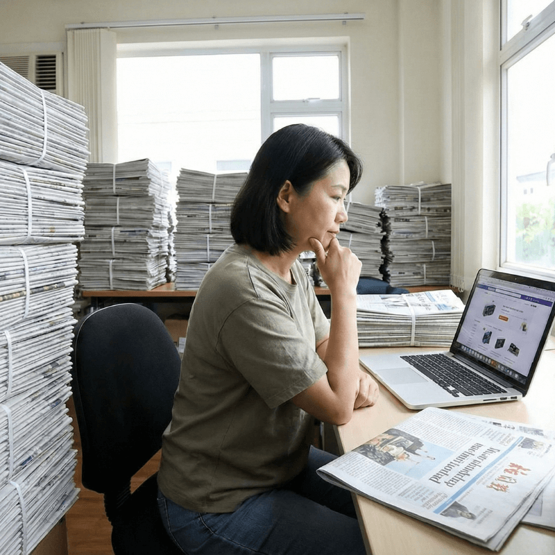 Bán Báo Cũ Online Có Khó Không ?