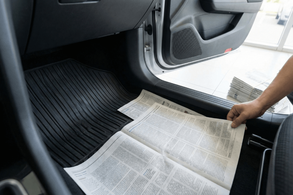 giay-bao-de-lot-san-o-to