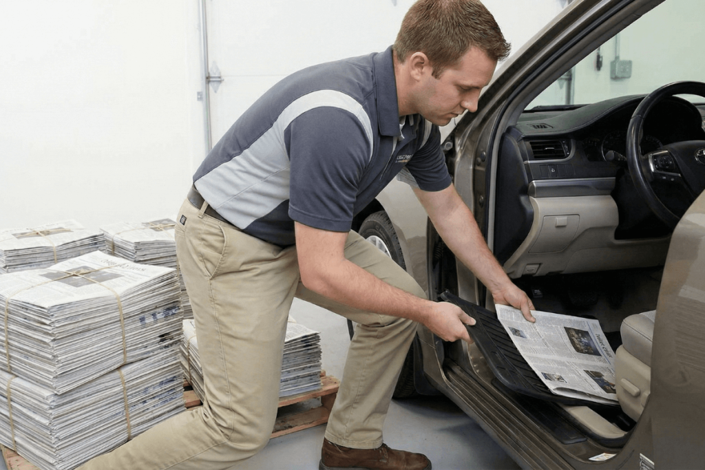 giay-bao-de-lot-san-o-to