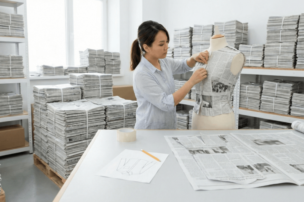 lam-ao-bang-giay-bao