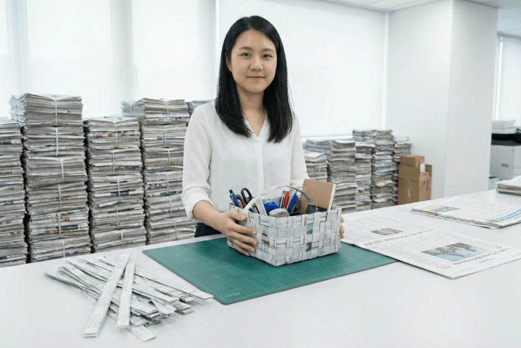 lam-gio-dung-tu-giay-bao-cu