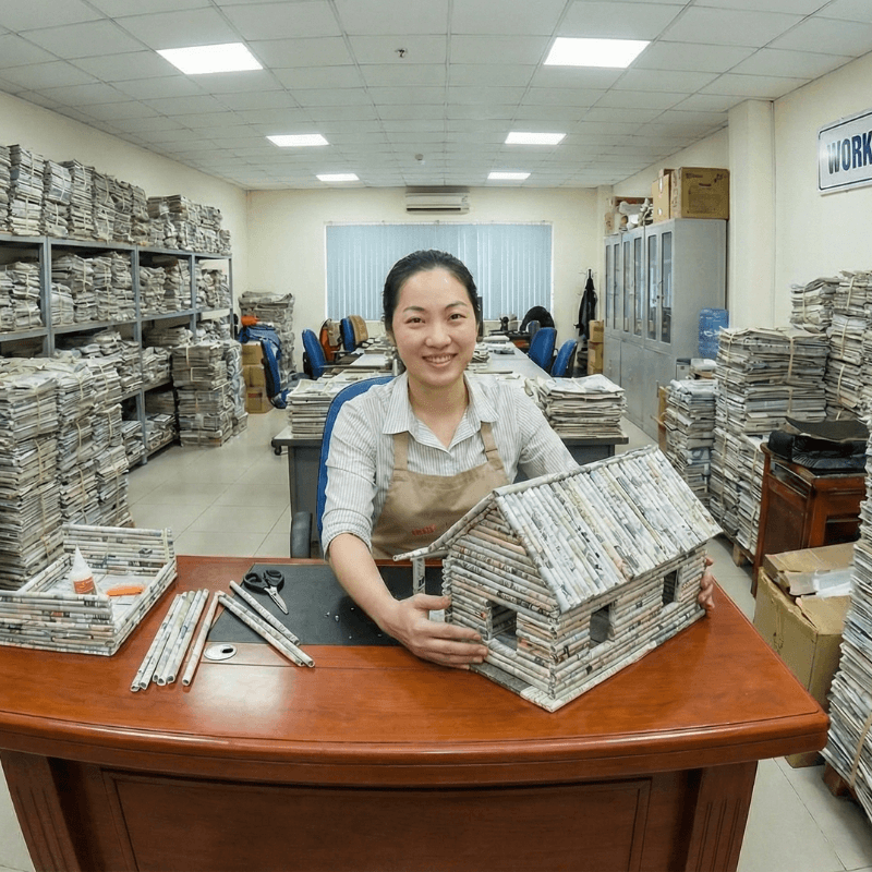 Hướng Dẫn Chi Tiết Cách Làm Mô Hình Bằng Giấy Báo Cũ
