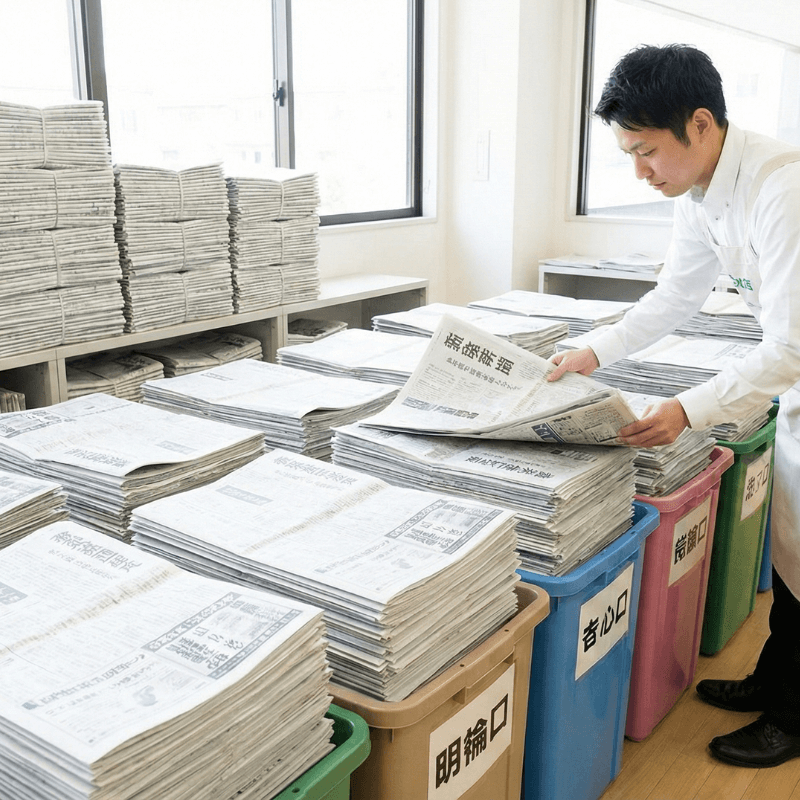 Giấy Báo Cũ Được Phân Loại Như Thế Nào Trước Khi Tái Chế ?